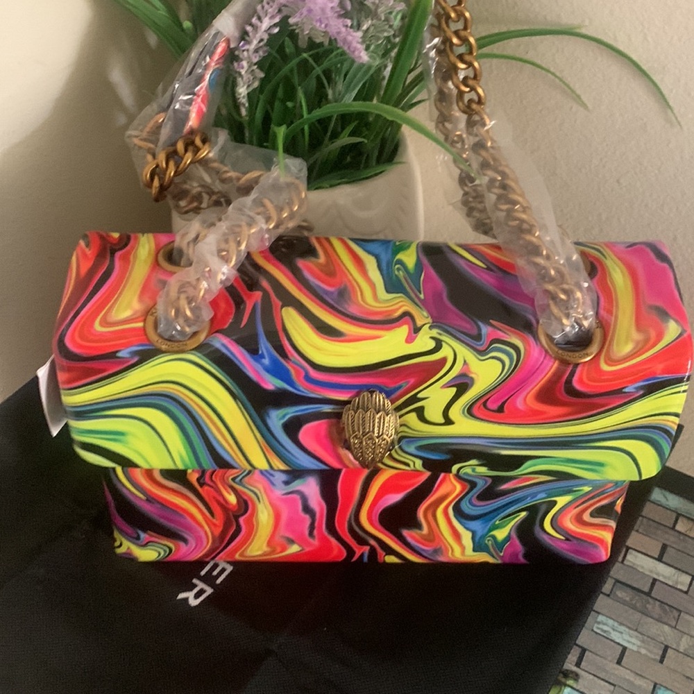 Kurt Geiger London Kensington X Marble Shoulder Bag - Picture 14 of 16